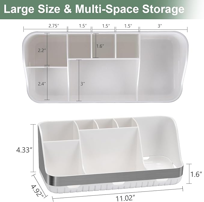 Toothbrush Holders for Bathrooms Countertop Organizer