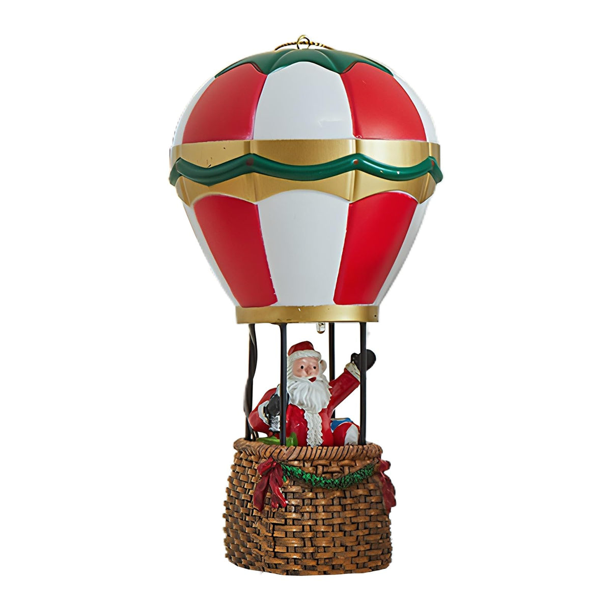 7" Parachute Santa Claus Figure Portable Desktop Night Light Cute Christmas Ornament Home Dorm Decorations Funny Santa Figurine Bedside Lamp Holiday Party Indoor Fireplace Bedroom Decor Xmas Gift