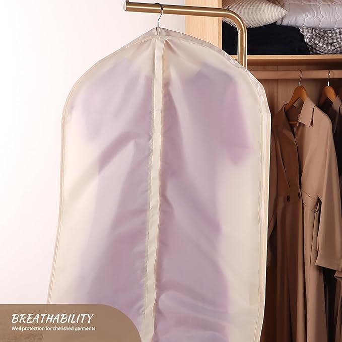 Univivi Premium Breathable Oxford Dress Cover Garment Bag, 43 inch Garment Bag