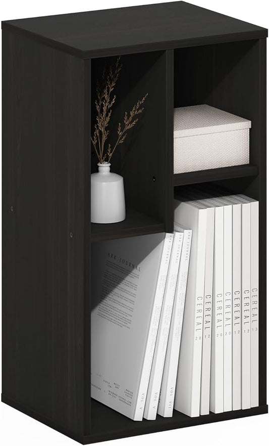 Furinno DALY Book Shelf, 3-Cube Bookshelf, Cube Storage Organizer Bookcase