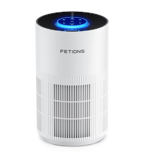 Air Purifiers for Bedroom Home up to 1200Ft², Small Air Purifier for Bedroom, H14 HEPA Air Purifiers for Home Pets,with Sleep Mode, 3 Speeds, Timer, Aroma Function