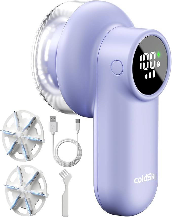 coldSky Rechargeable Fabric Shaver, Lint Shaver