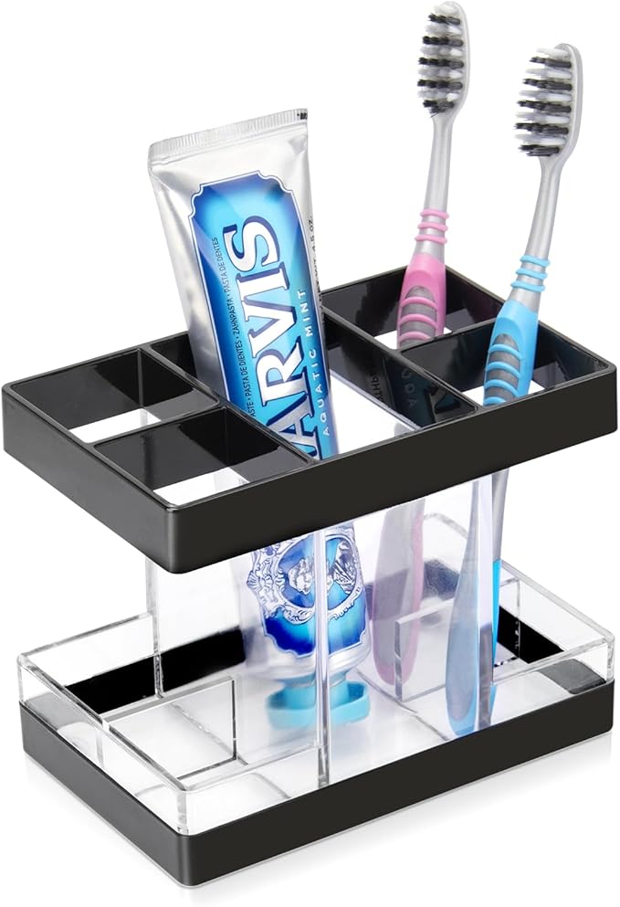 Toothbrush Holders for Bathrooms Countertop Organizer