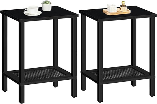 HOOBRO End Tables Set of 2, Small Side Tables