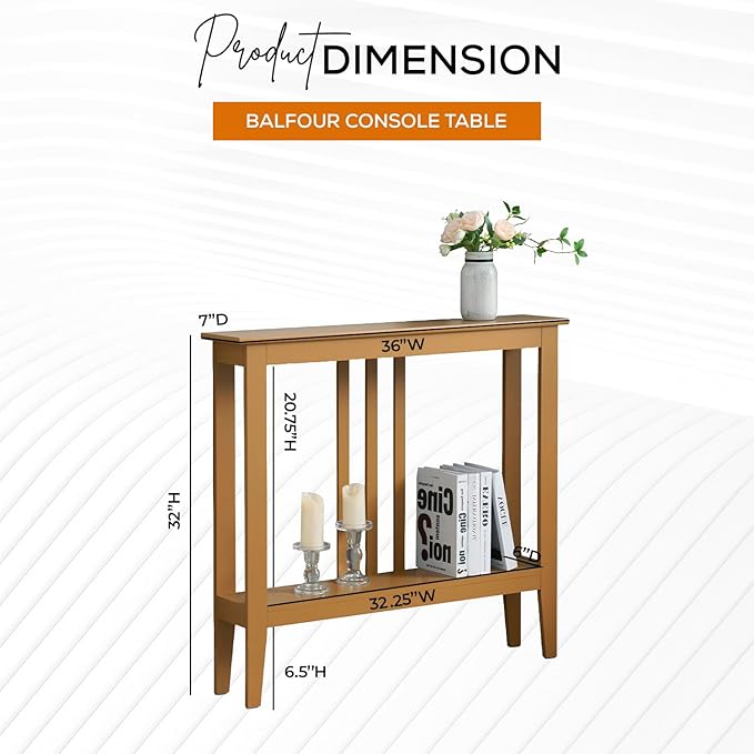 Kings Brand Furniture Narrow Console Table