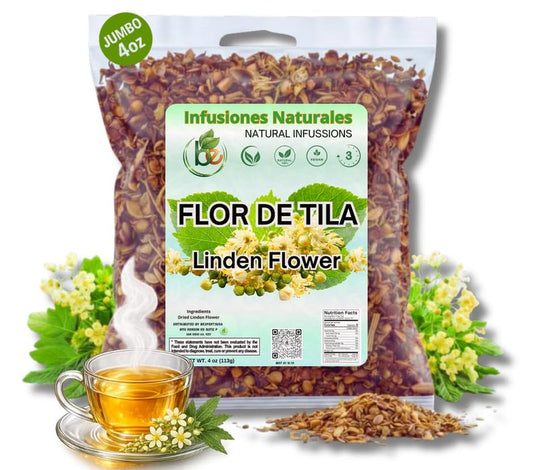 Tila Seca Herbal Tea (4 oz) – 100% Natural Linden Flowers & Leaves (Ternstroemia lineata) – Traditional Relaxation & Nightly Comfort – Wildcrafted Loose Leaf – Caffeine-Free, Vegan, Non-GMO – Authentic by BEXPERTSUSA