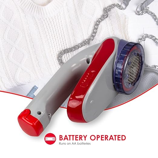 Large Battery Operated Portable Lint and Fuzz Remover Fabric Shaver