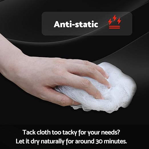 S&F STEAD & FAST Tack Cloth for Automotive Painting, 12-Pc Tack Cloths for