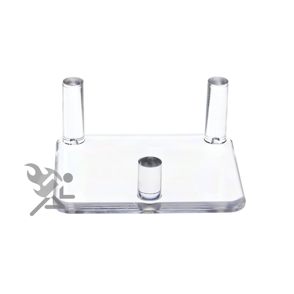 OnFireGuy 2.5" Medium Three-Peg Acrylic Display Stand for Fossils, Minerals, Rocks, and Geodes NG200 (Qty 1)