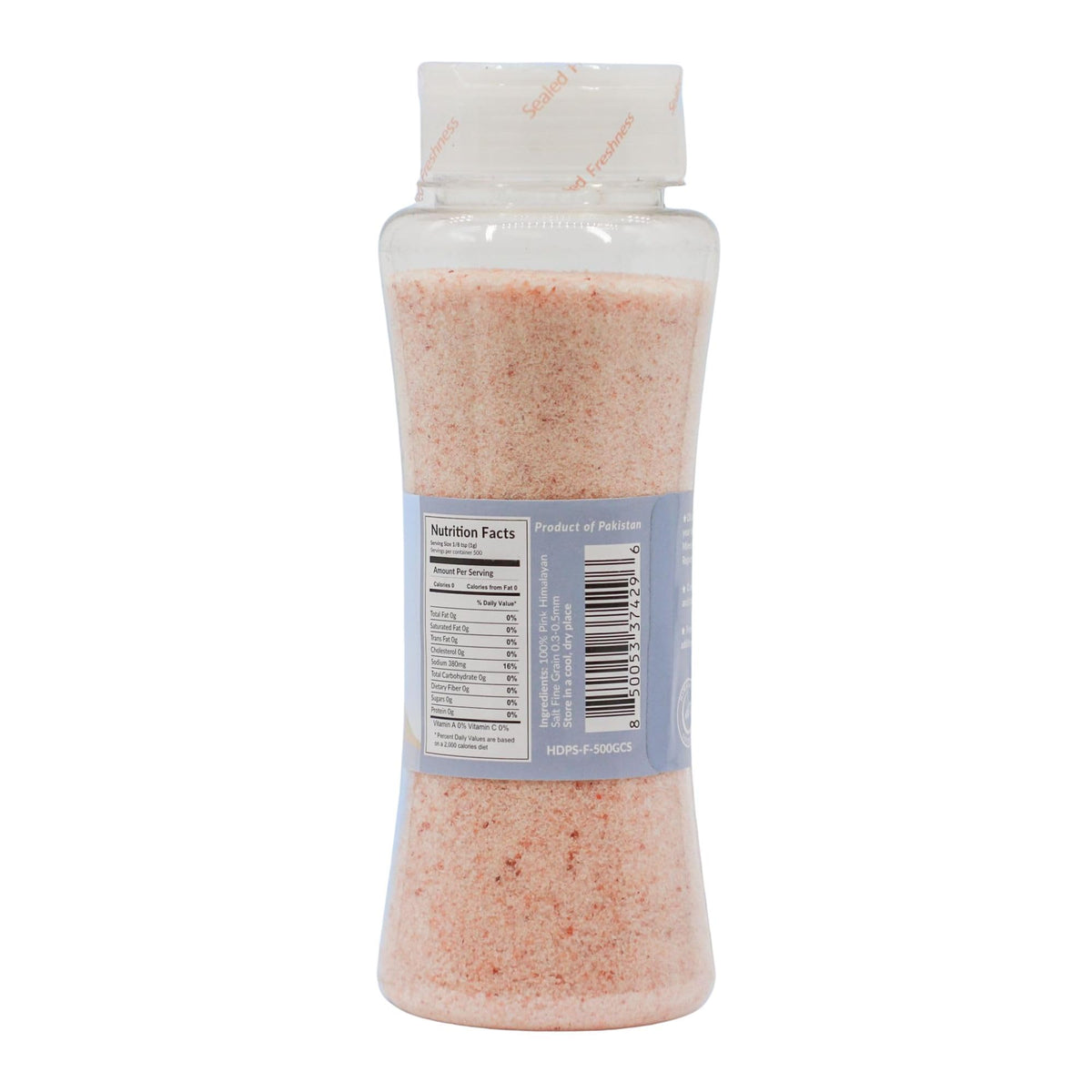 Himalayan Secrets Natural Pink Salt - Cooking Salt, Fine Grain Gourmet Salt, Kosher Certified, Pure Flavor, Healthy, No Additives, Rich in Minerals, Easy Sprinkle Butterfly Top (17.6 oz Shaker)