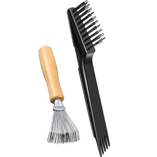 Boao 2 Pieces Hair Brush Cleaning Tool Comb Cleaner Brush Mini Comb Cleaning