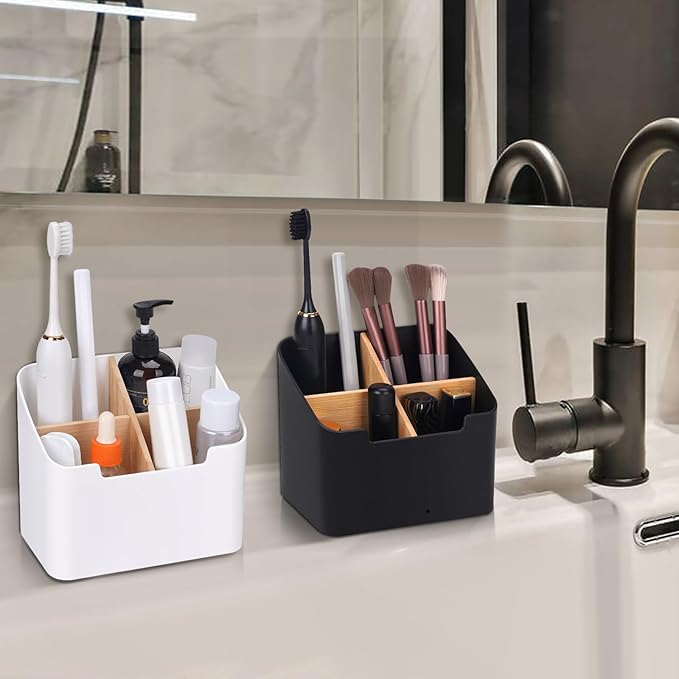 Toothbrush Holders for Bathrooms, Electric Toothbrush and Toothpaste Holder