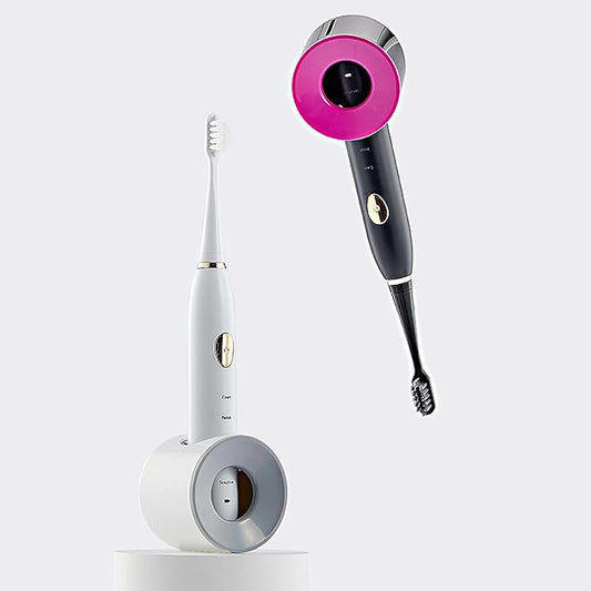 Electric Toothbrush Holder for Bathroom, Wall Mounted for Shower Space-Saving