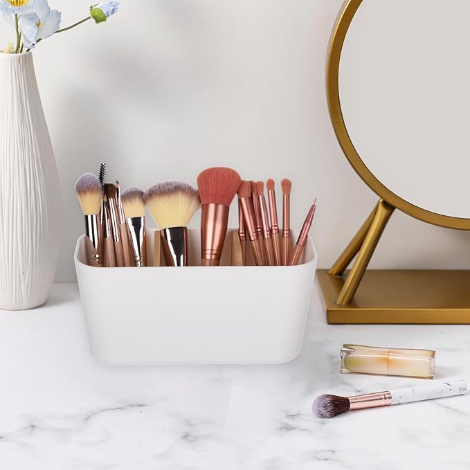 Toothbrush Holders for Bathrooms, Bamboo Tooth Brush Holder