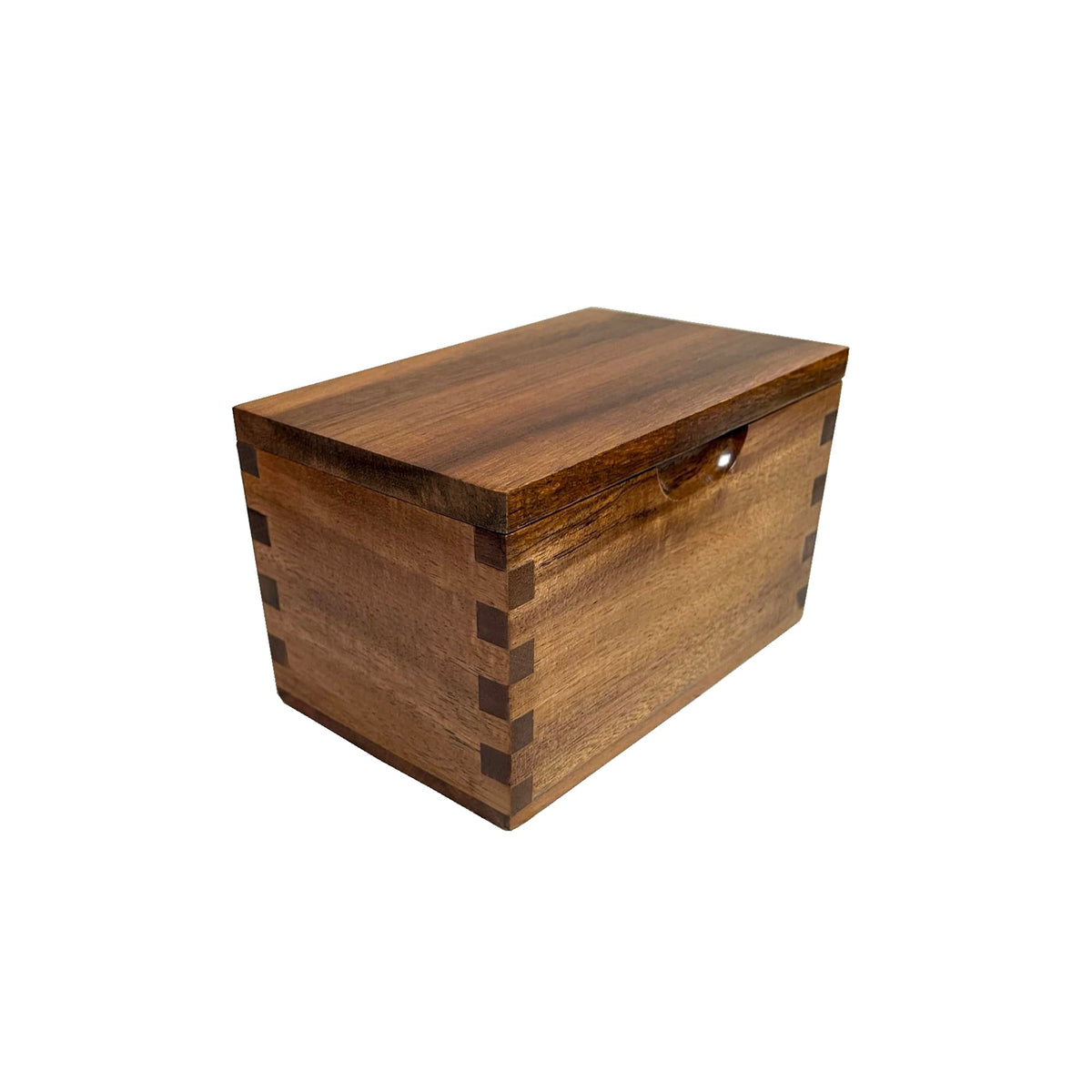 Itomoyo Acacia Wood Salt Cellar Spice Box with Flip Lid Storage Box 5.5 x 3.5 x 3.25, 20 oz Kitchen Container, Salt Keeper for Gourmet Salts, Seasonings, Spices, Grilling & Cooking