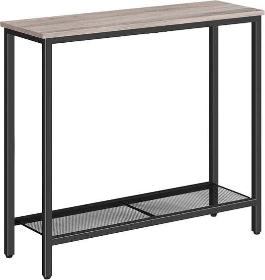 HOOBRO 29.5" Narrow Console Table, Small Entryway Table