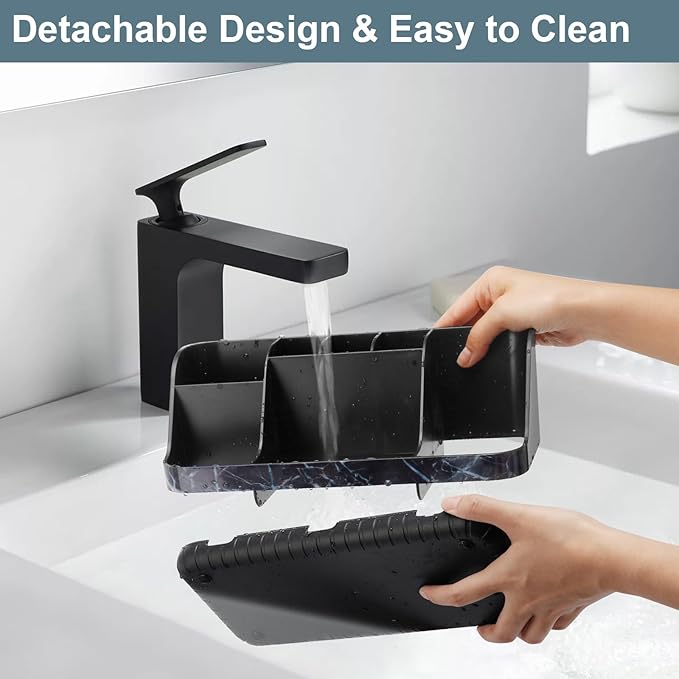 Marble Black Toothbrush Holders