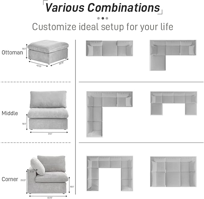Cloud Modular Sectional Sofa