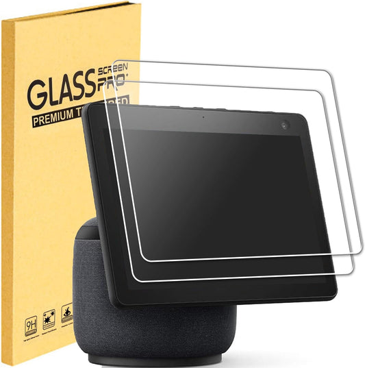 MUBUY-GOL Glass Screen Protector | Ultra HD Clear, 9H Hardness, Scratch Resistant - 2 Pack for Echo Show 10.1 (3rd Gen)
