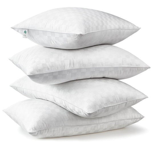 Swandream Pillows Standard Size Set of 4 Soft and Skin Friendly | Down Alternative Pillow for Back, Stomach or Side Sleepers, 20x26 Inches