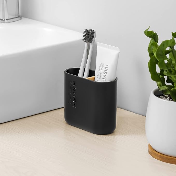 Toothbrush Holders Bamboo Electric Toothbrush Holder Bathroom Storage Organizer
