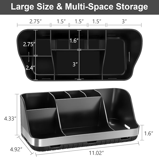Black Toothbrush Holder