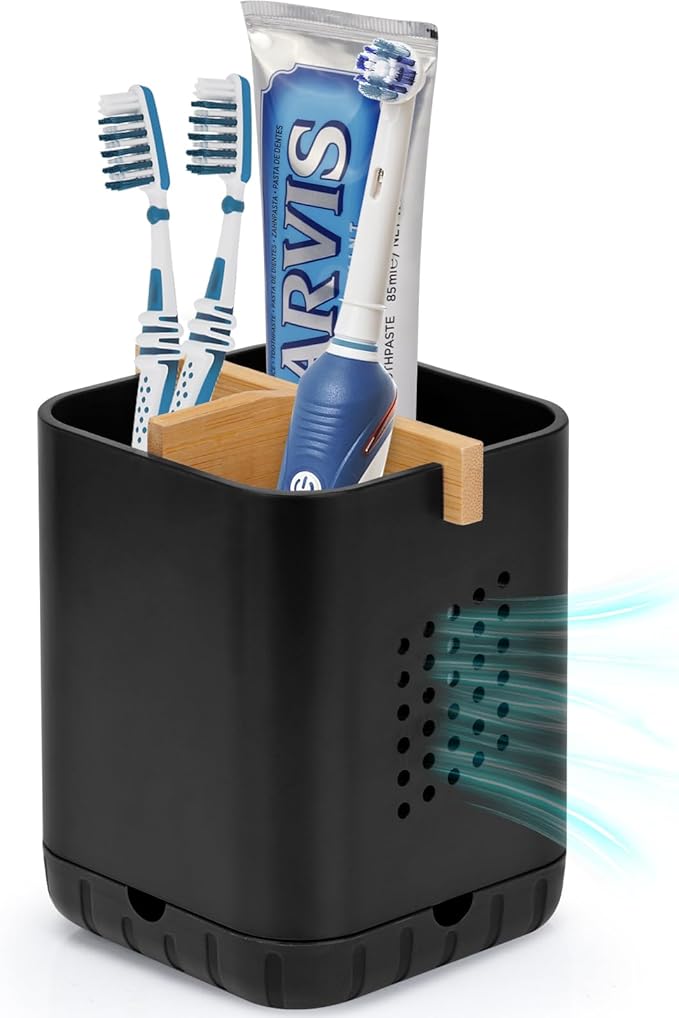 Boperzi Black Toothbrush Holders