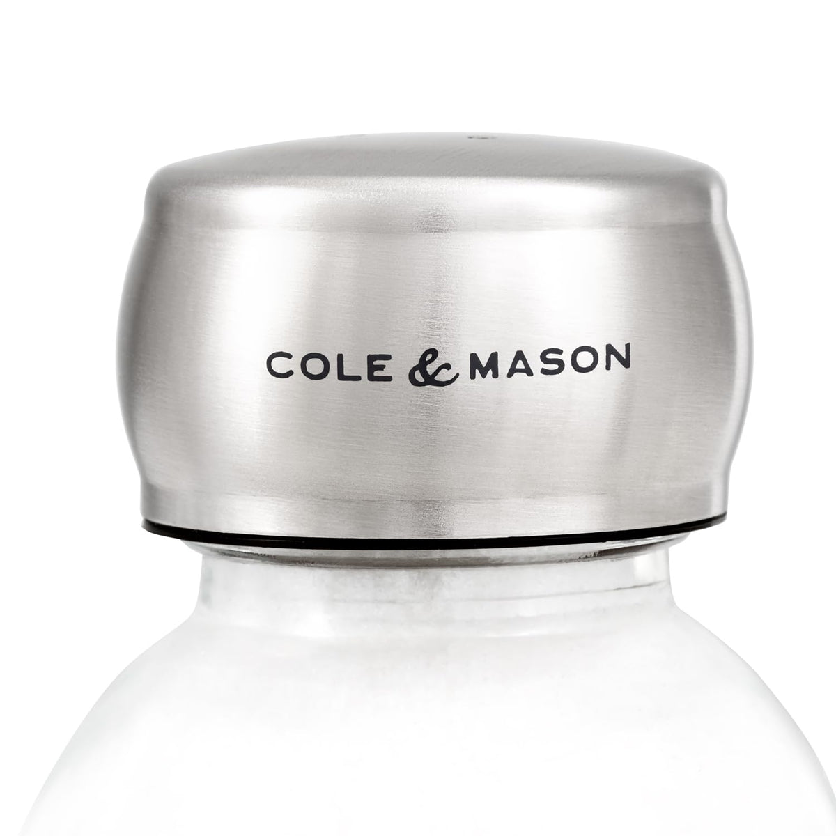 Cole & Mason Darlington Salt & Pepper Shaker Gift Set - Salt and Pepper Shakers - Home & Kitchen Accessories - Kitchen Essentials - Acrylic & Stainless Steel Shaker Set