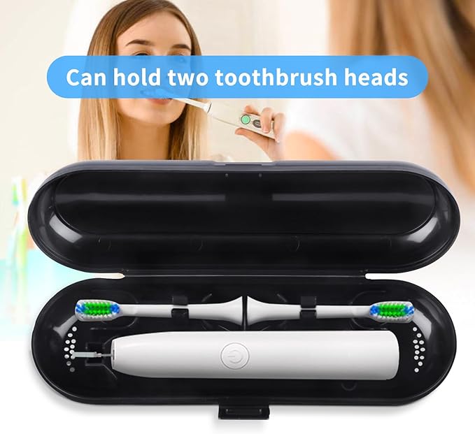 Fowecelt 2 Pack Electric Toothbrush Travel Case