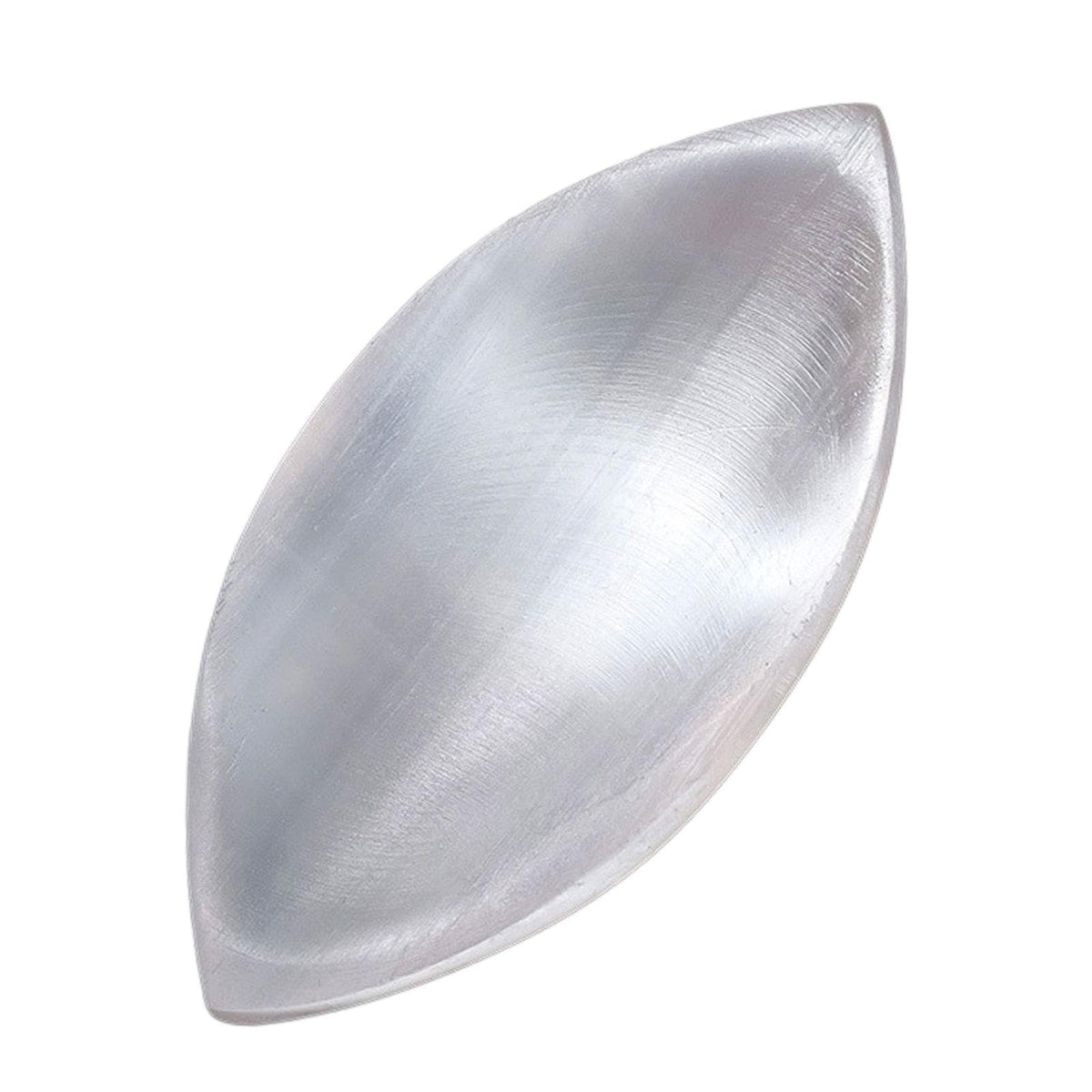 Colaxi Natural Selenite Crystal Bowl, Leaf Shape Selenite Moroccan Charging Plate Bowl for Cleansing, Healing, Recharging Crystals, Home Decor Housewarming Gift for Men Women, Style C