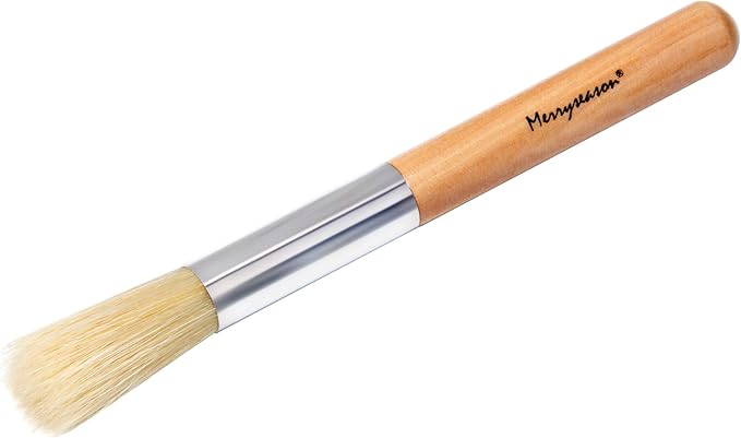 Coffee Grinder Brush Espresso Supply Maker Cleaning Brush, Wood Handle &