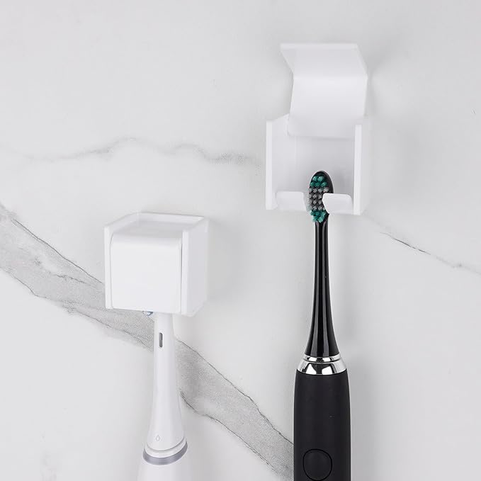 2 PCS Toothbrush Holder Wall Mounted