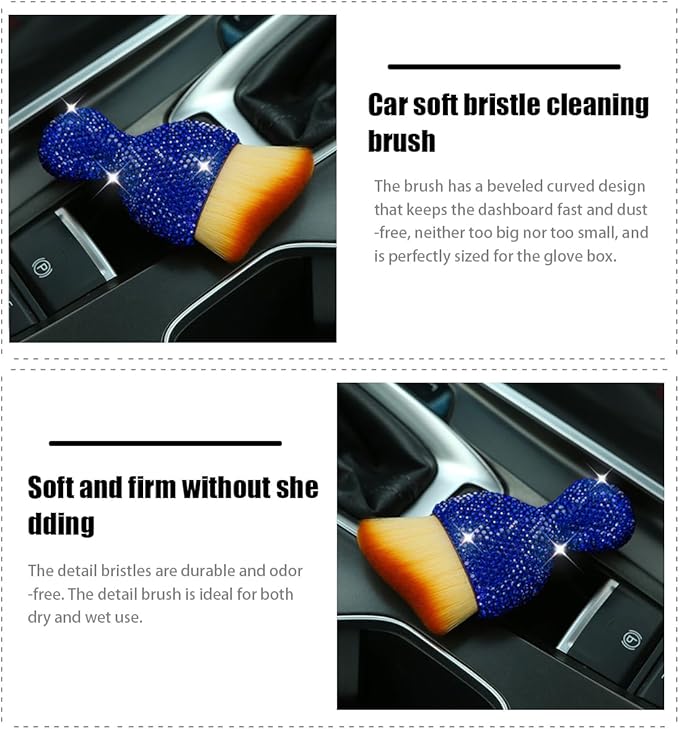 zipelo Auto Interior Dust Brush, Car Detailing Cleaning Brush