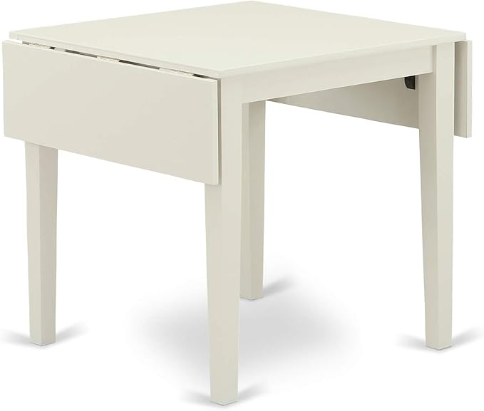 East West Furniture NDVA3-LWH-C 3 Piece Kitchen Table & Chairs Set Contains a
