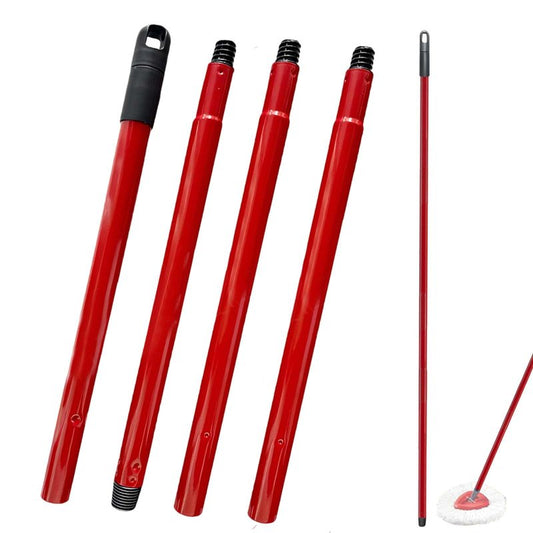 Mop Handle for Ocedar, Spin Mop Handle for O Cedar 4-Section 28.5-to-55inch Mop Replacement Stick Compatible with Ocedar Easy Wring Mop Refills Germany Screw Joint