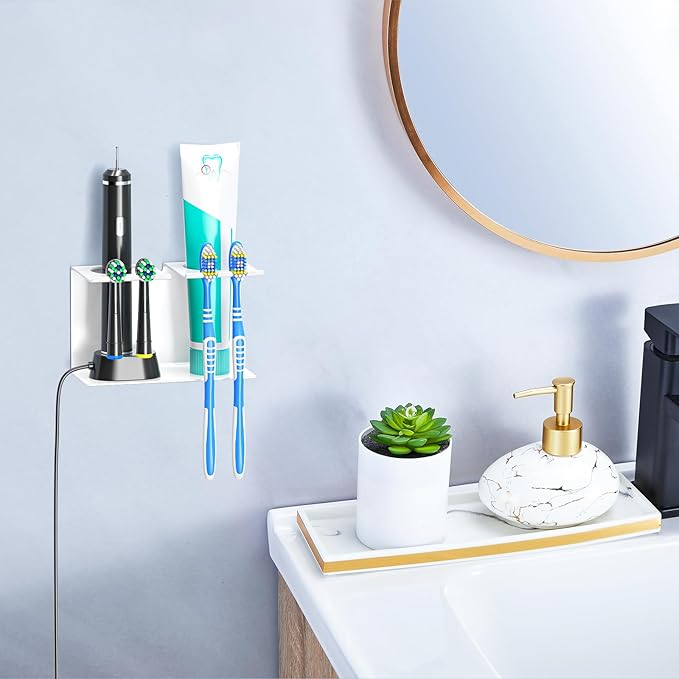 Electric Toothbrush Head Holders Desktop or Wall Mounted Electric Tooth Brush