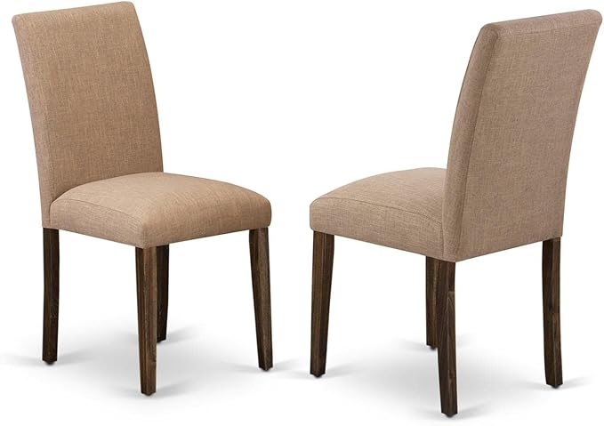 East West Furniture ABP7T47 Abbott Parson Kitchen Chairs