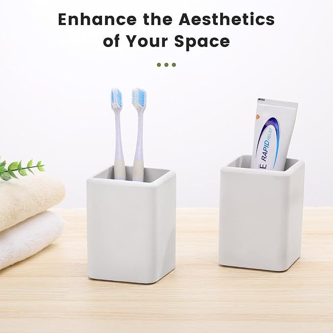 Luxspire Toothbrush Holders 2 Pack, Fast Drying Toothbrush Holders