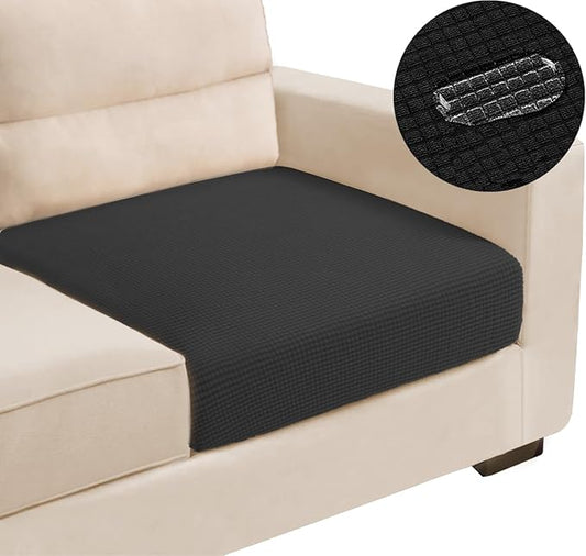 Water Repellent Armchair Seat Cushion Cover, Stretch Sngle Backrest Cover