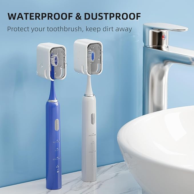 Travel Toothbrush Cover 2PCS Thickened, Electric Toothbrush Covers Caps