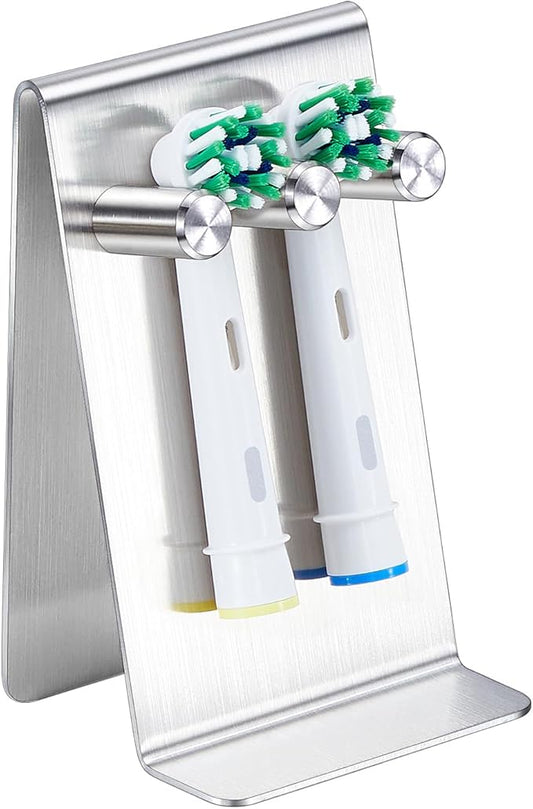 Electric Toothbrush Head Holder Adhesive or Tabletop, Tooth Brush Holder