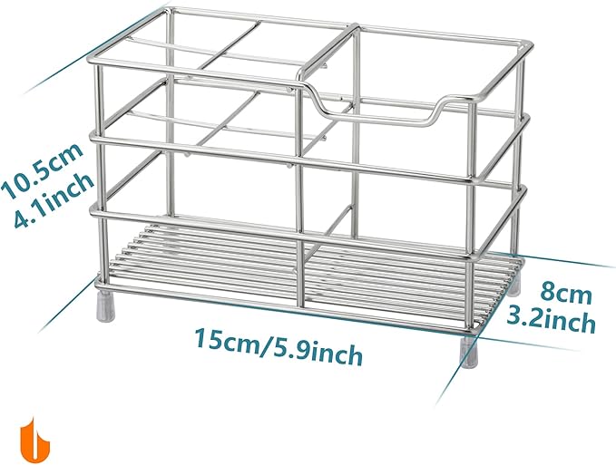 Urbanstrive 304 Stainless Steel Bathroom Toothbrush Holder Toothpaste Holder