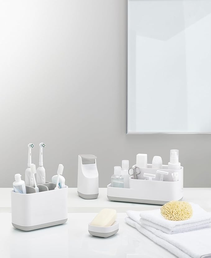 EasyStore™ Large Light Gray Toothbrush Holder