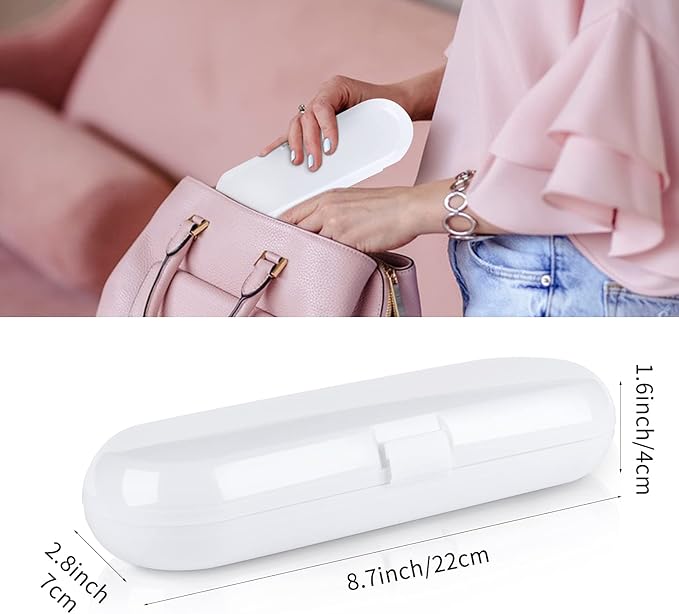 Fowecelt 2 Pack Electric Toothbrush Travel Case