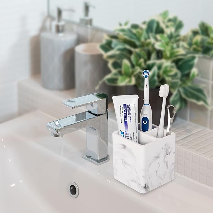 Diatomite Toothbrush Holders for Bathrooms, Electric Toothbrush and Toothpaste