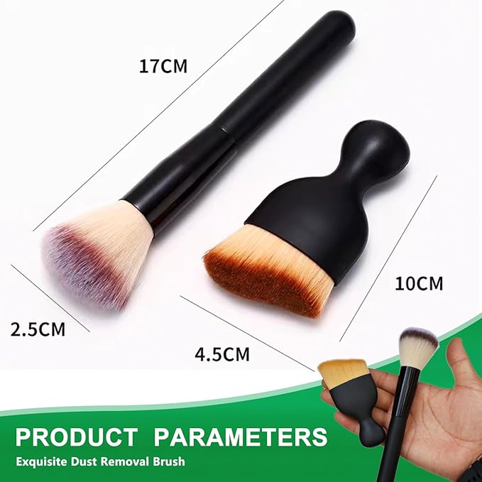 3 Pack Microfiber Duster, Small Dust Brushes, Feather Duster, Soft Fibers