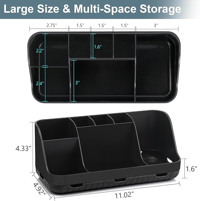 Black Toothbrush Holder