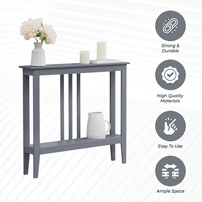 Kings Brand Furniture Narrow Console Table