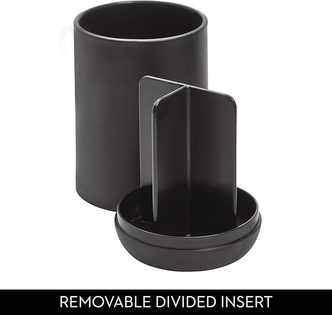 iDesign Toothbrush Holder for Normal Toothbrushes, Spin Brushes, and Toothpaste