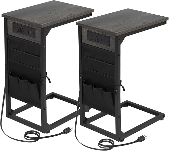AMHANCIBLE C Shaped End Table